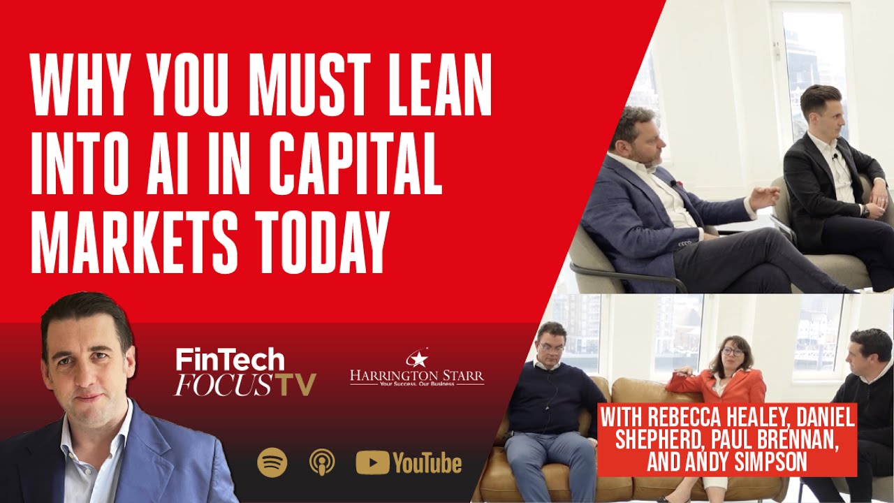Why you MUST lean into AI in Capital Markets Today